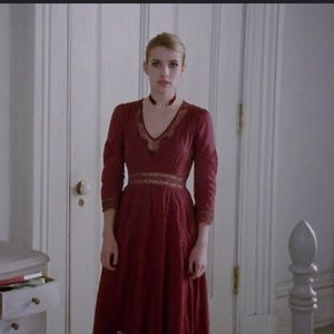 Free People Heart dress in Oxblood.